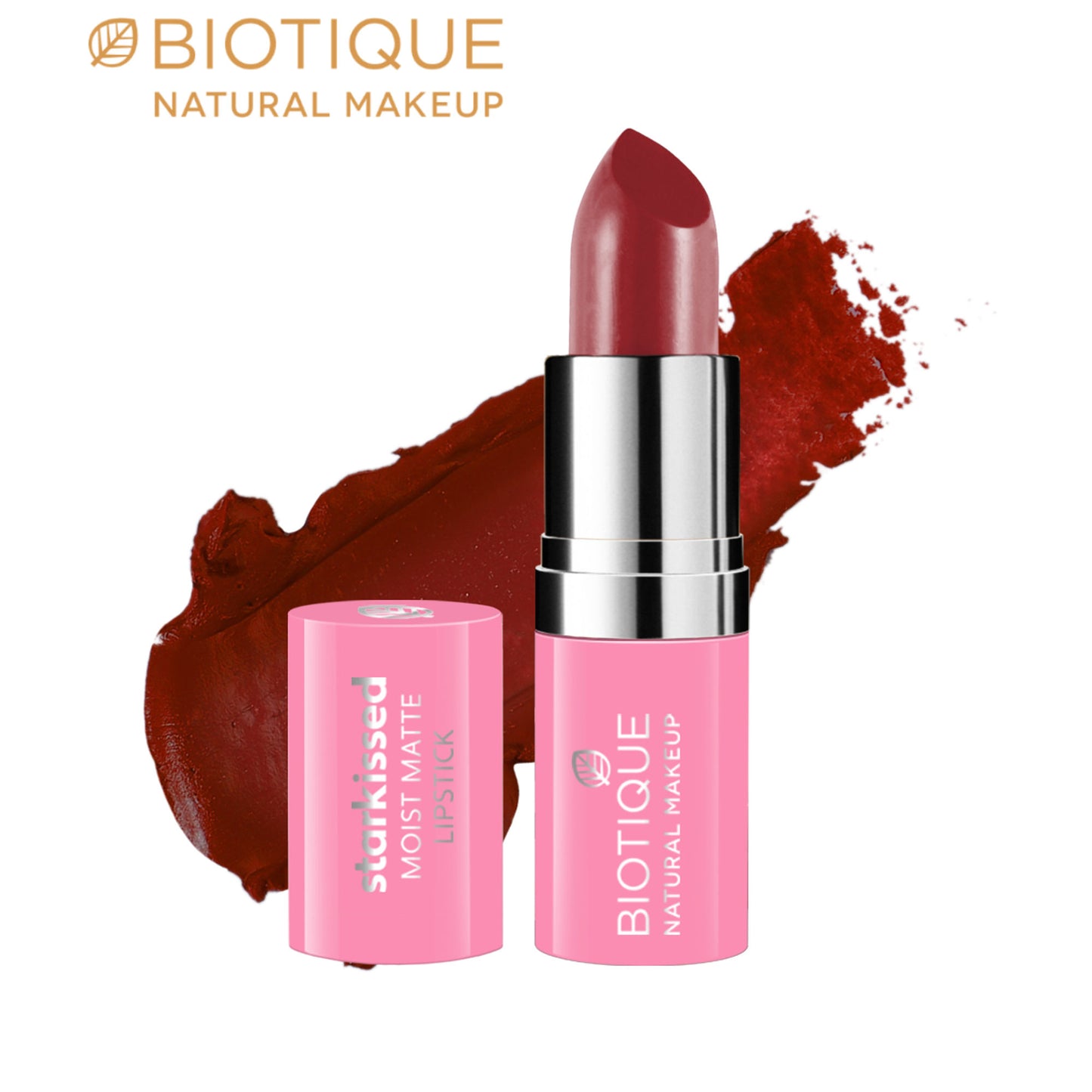 Biotique Starkissed Moist Matte Lipstick - Blood Moon