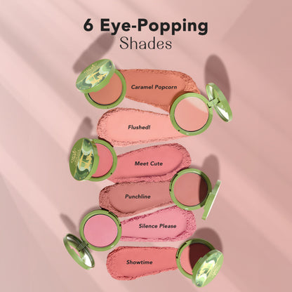 LoveChild Masaba Mattifying Powder Blush - Punchline