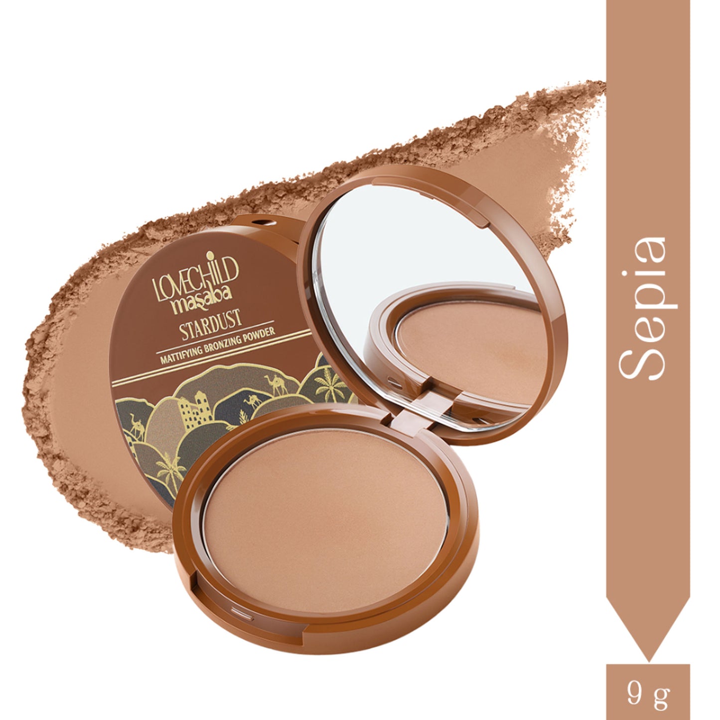 LoveChild Masaba Mattifying Bronzer - Sepia