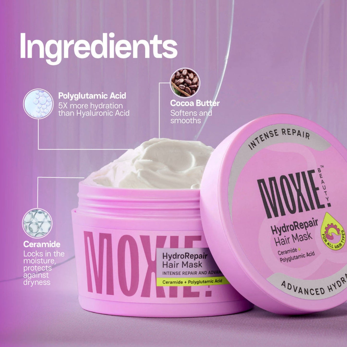 Moxie Beauty HydroRepair Hair Mask