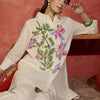 Dhiyona IE Printed Pure Cotton Shirt Collar Top With Trousers Co-Ords Set