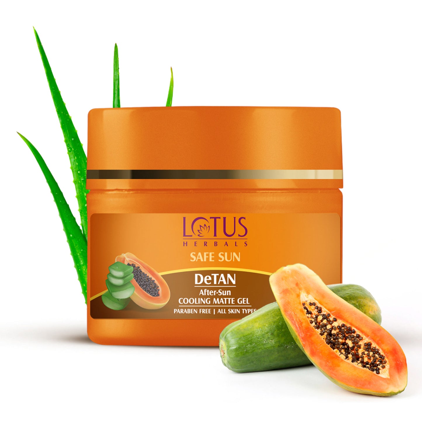 Lotus Herbals Safe Sun De Tan After Sun Cooling Matte Gel