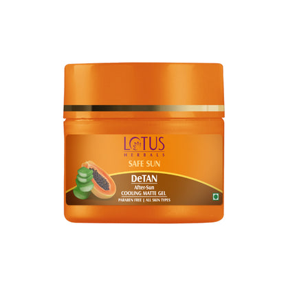Lotus Herbals Safe Sun De Tan After Sun Cooling Matte Gel