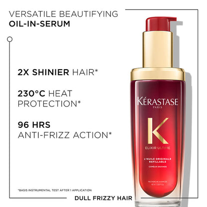 Kerastase Elixir Ultime Hair Oil-In-Serum Valentine's Edition 2X Shinier Hair 96H Anti-Frizz Action