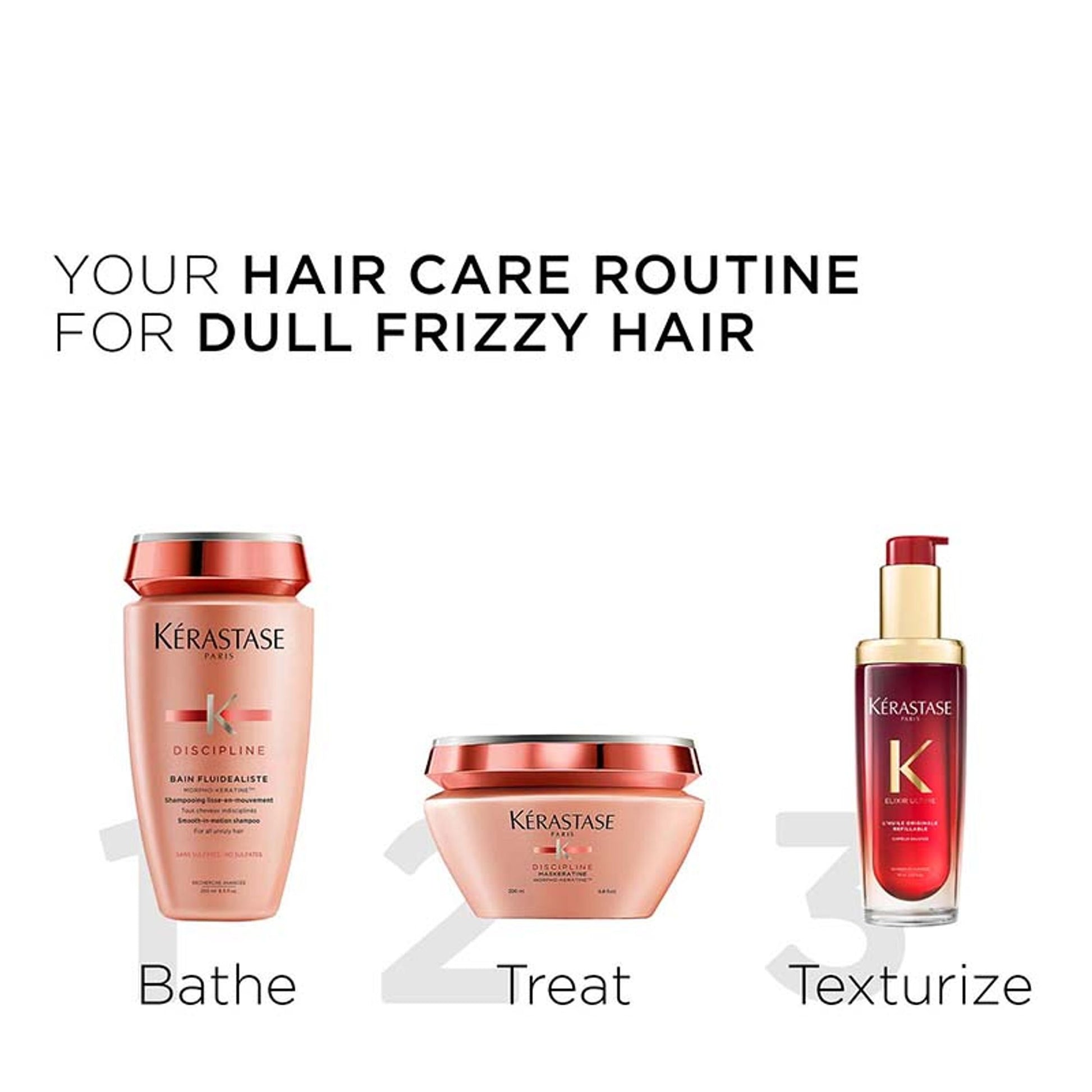 Kerastase Elixir Ultime Hair Oil-In-Serum Valentine's Edition 2X Shinier Hair 96H Anti-Frizz Action