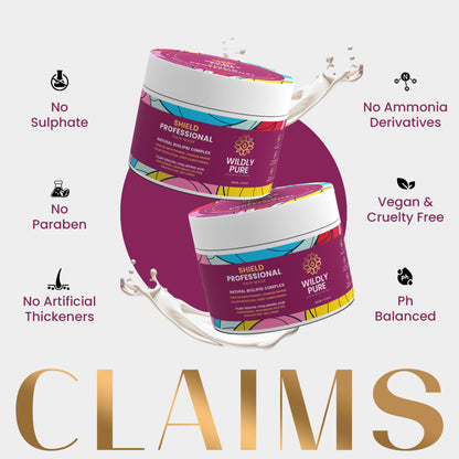 Wildly Pure Keratin Hair Mask for Smoothening & Color Protection with Biolipids & Hyaluronic Acid