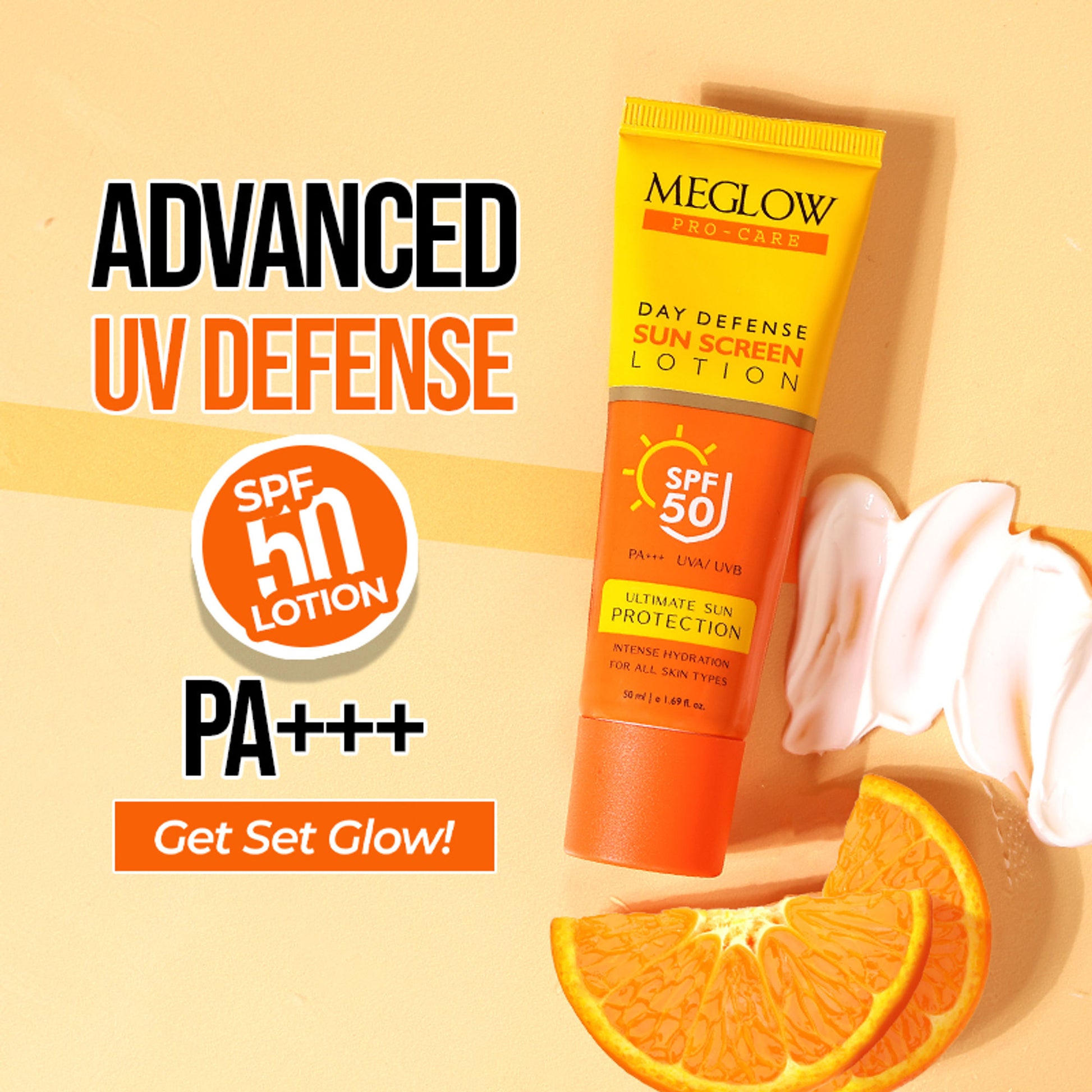 Meglow Pro-Care Sunscreen SPF 50 PA+++ Lotion