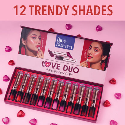 Blue Heaven Love Duo 2 In 1 Dual Sided Lipstick - 10