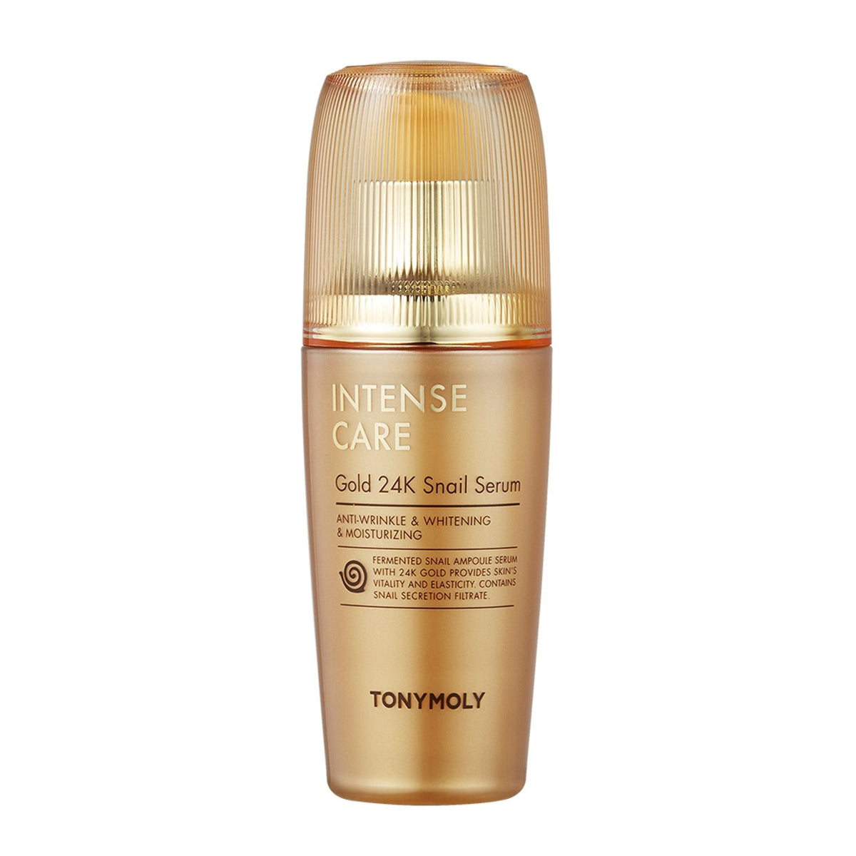 TONYMOLY Korean Intense Care Gold 24K Snail Serum to Firm, Brighten & Moisturise Dry, Rough Skin