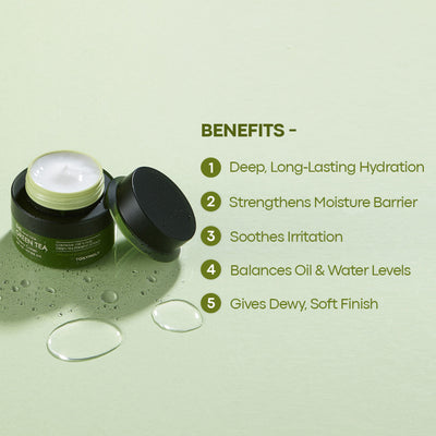 TONYMOLY Korean The Chok Chok Green Tea Watery Cream