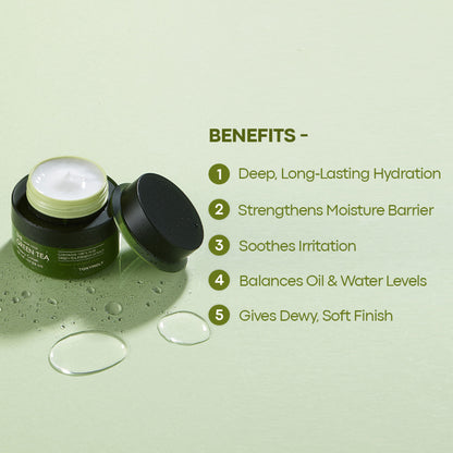 TONYMOLY Korean The Chok Chok Green Tea Watery Cream