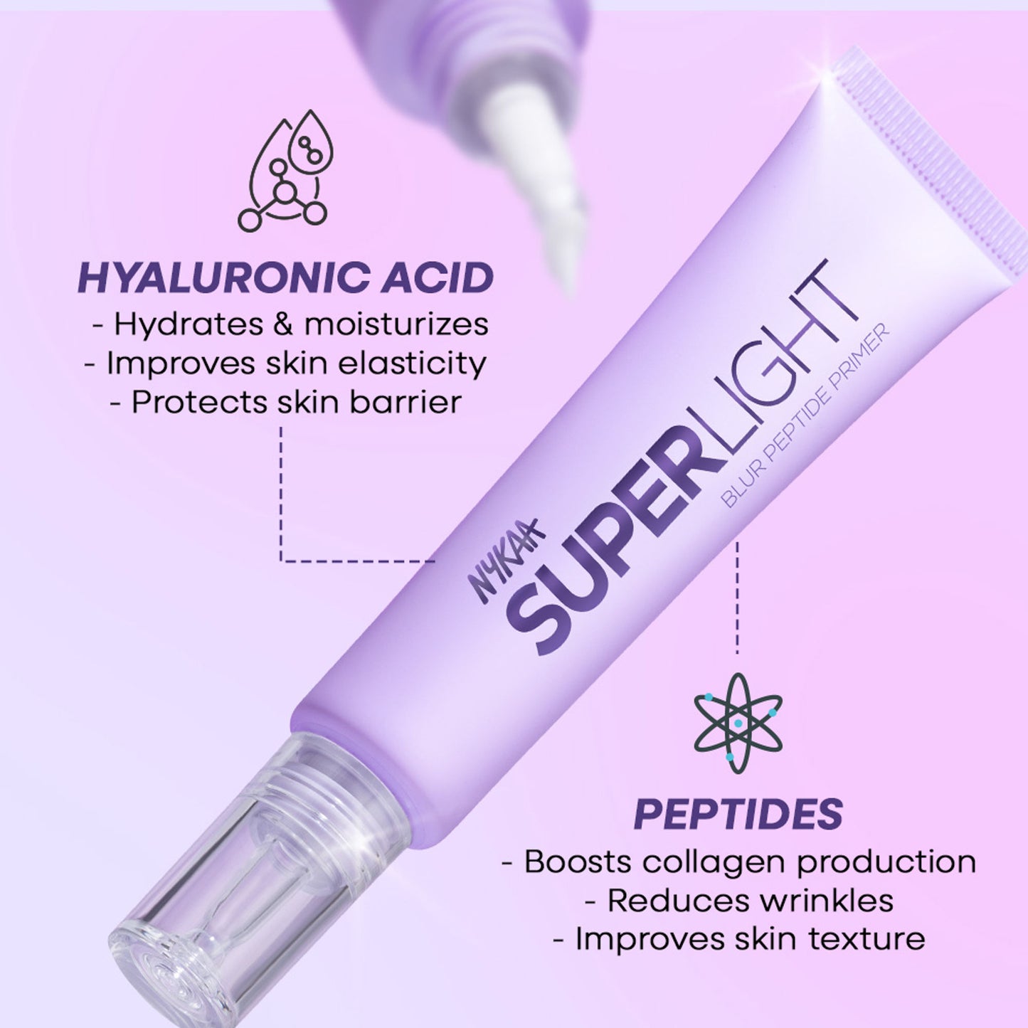 Nykaa Cosmetics Superlight Blur Peptide Primer