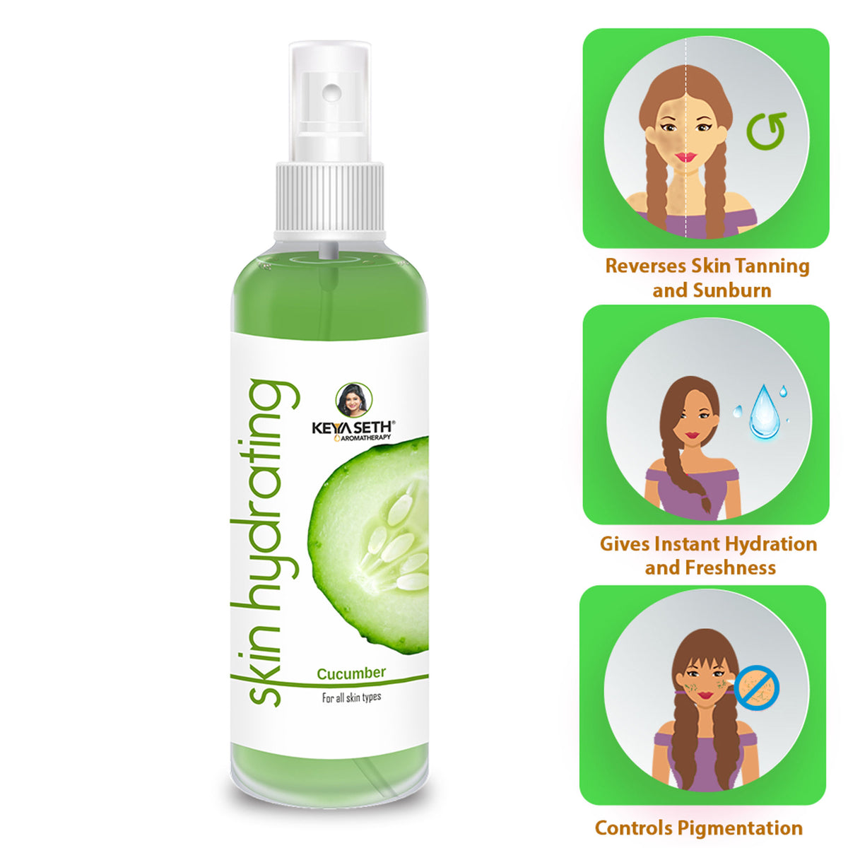Keya Seth Aromatherapy Skin Hydrating Cucumber Toner