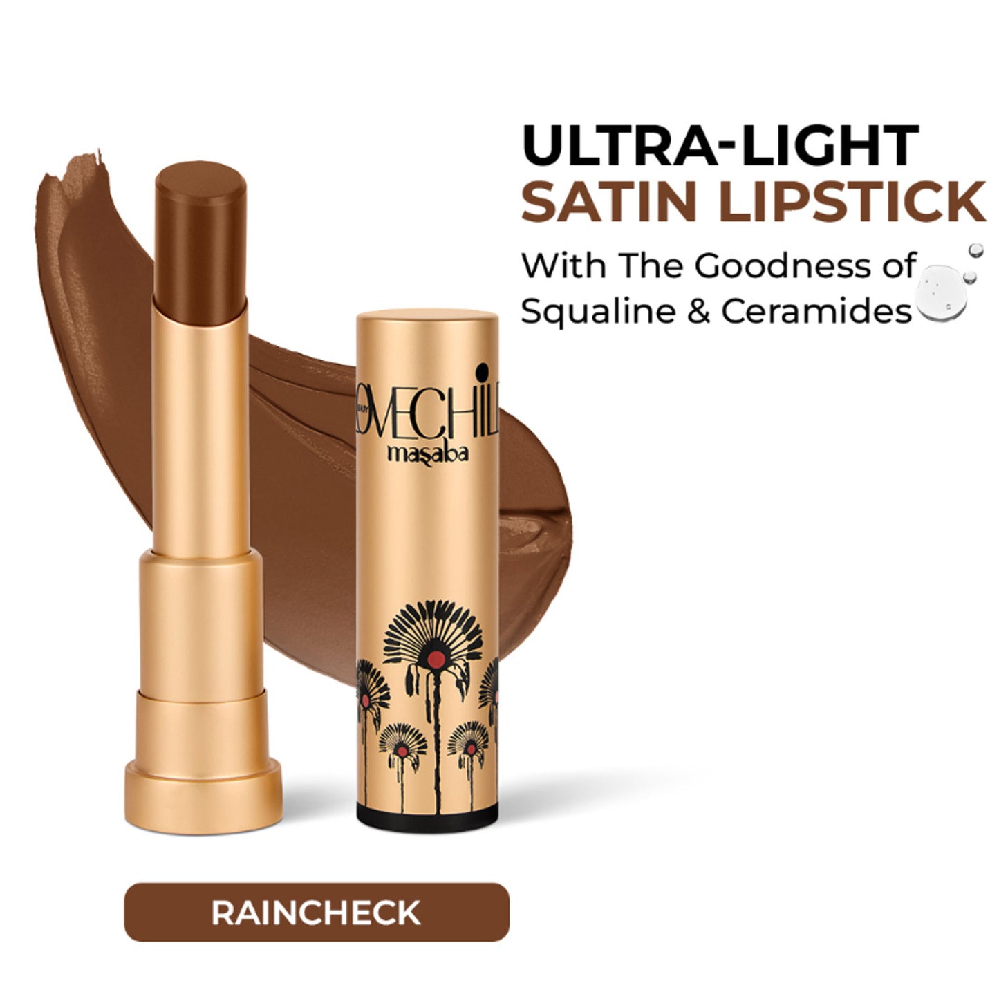 LoveChild Masaba Ultra - Light Lush Creme Lipsticks, Enriched with Ceramides and Shea Butter - Raincheck