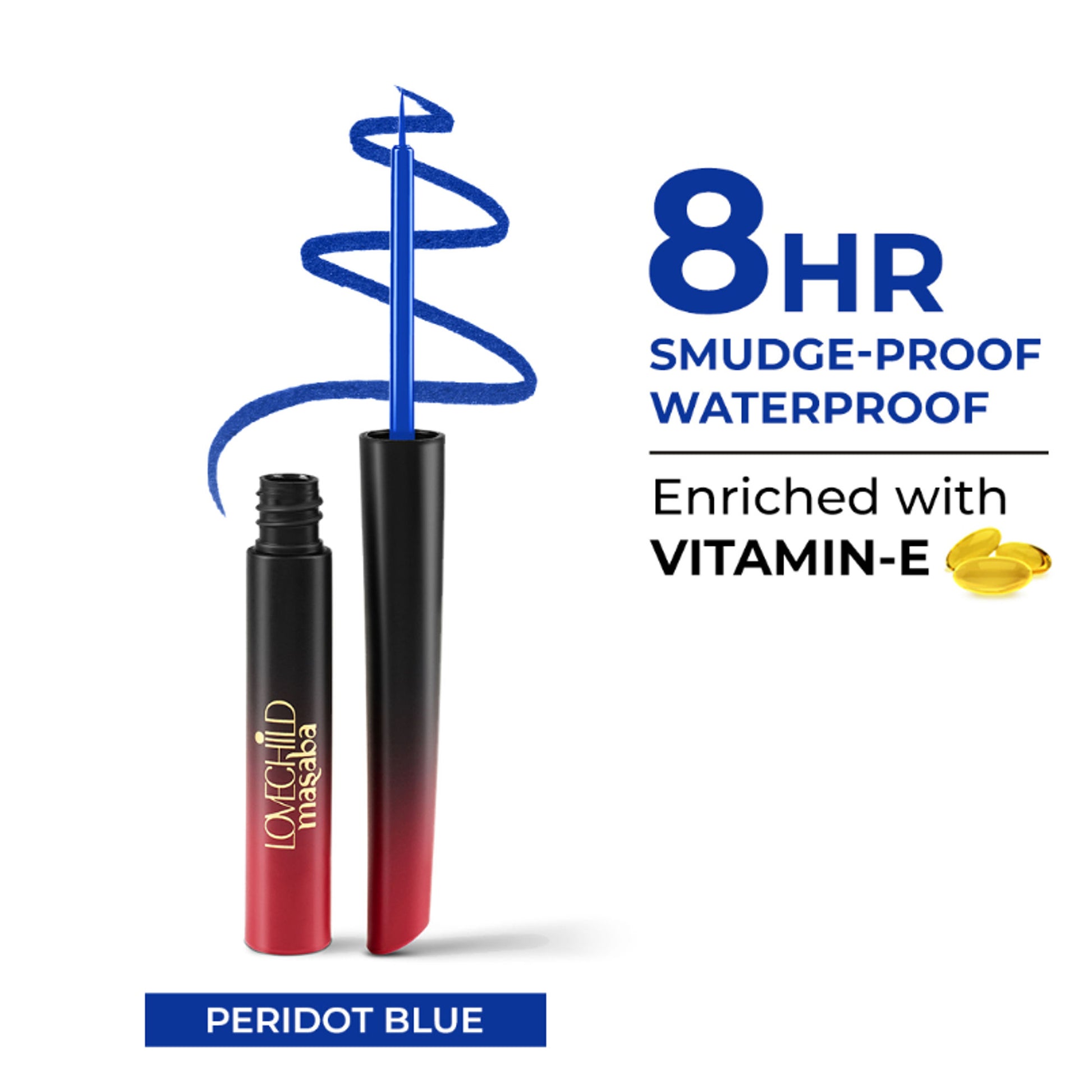 LoveChild Masaba 24 Hr Smudge Proof Liquid Eyeliner - Peridot