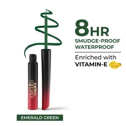 LoveChild Masaba 24 Hr Smudge Proof Liquid Eyeliner - Emerald