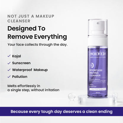 The Solved Skin Effortless Melting Cleanser