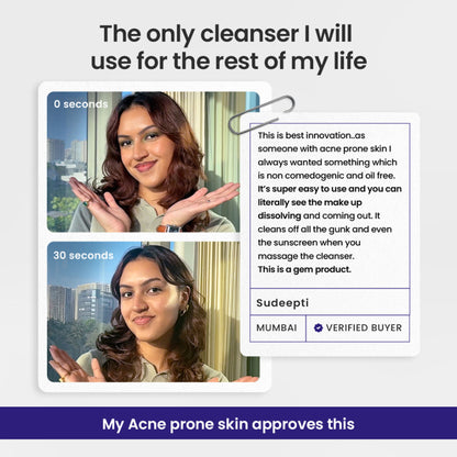 The Solved Skin Effortless Melting Cleanser