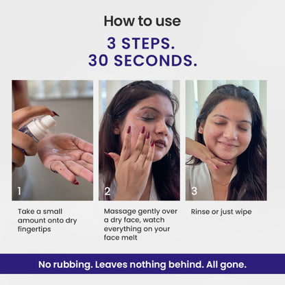 The Solved Skin Effortless Melting Cleanser