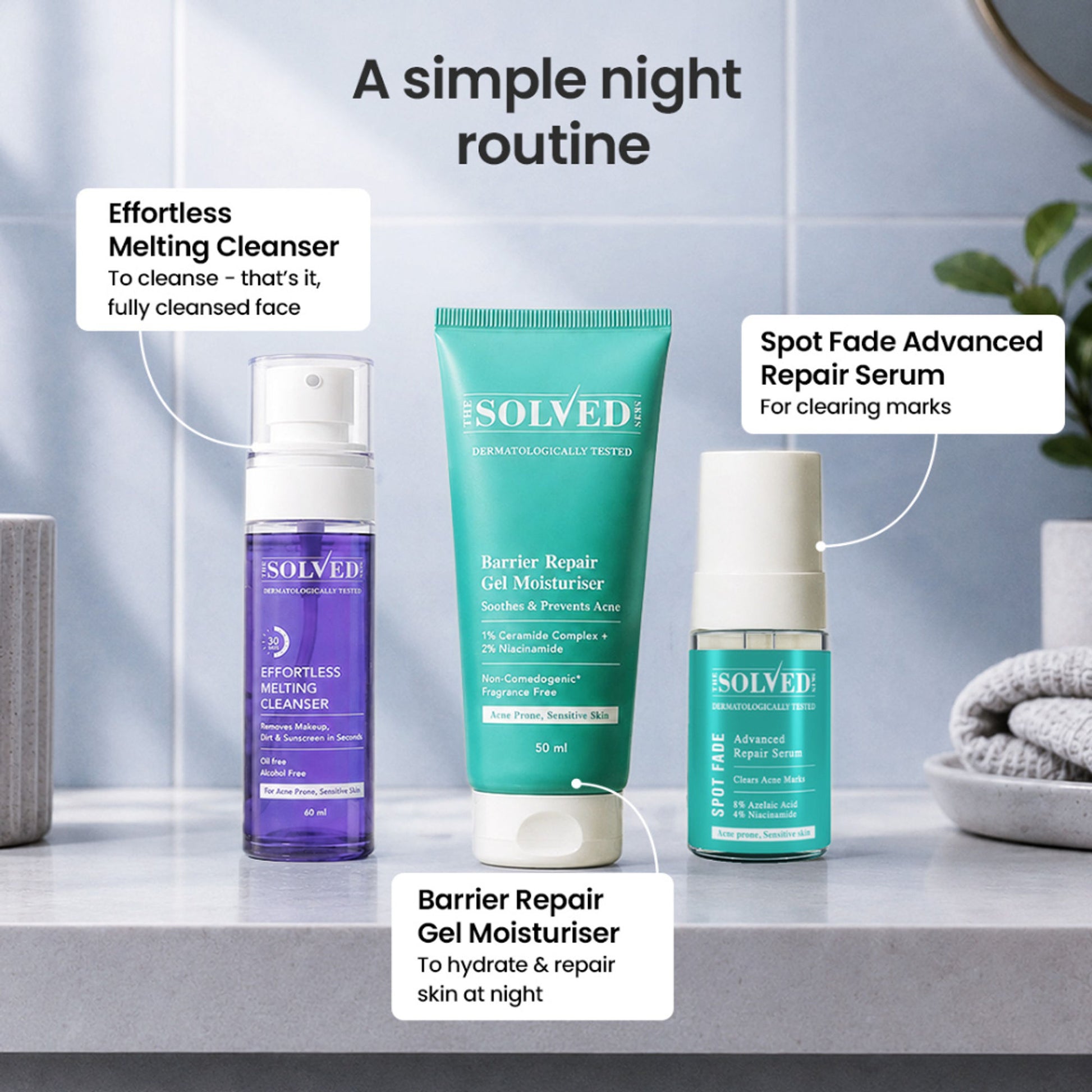 The Solved Skin Effortless Melting Cleanser