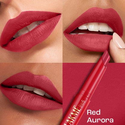 Lakme 9 to 5 Forever Matte Lip Crayon - Red Aurora