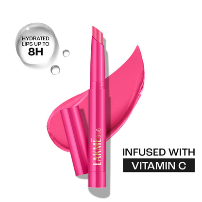 Lakme 9 to 5 Forever Matte Lip Crayon - Power Pink