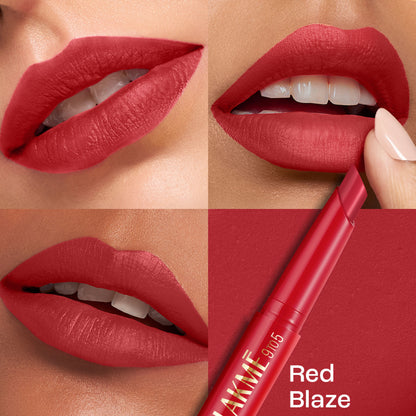 Lakme 9 to 5 Forever Matte Lip Crayon - Red Blaze