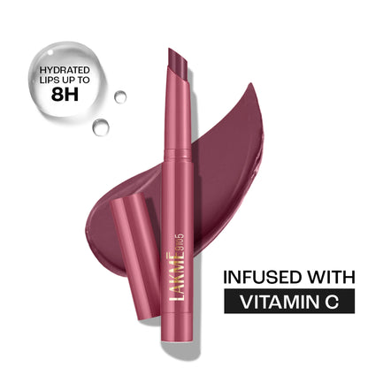 Lakme 9 to 5 Forever Matte Lip Crayon - Burgundy Bloom