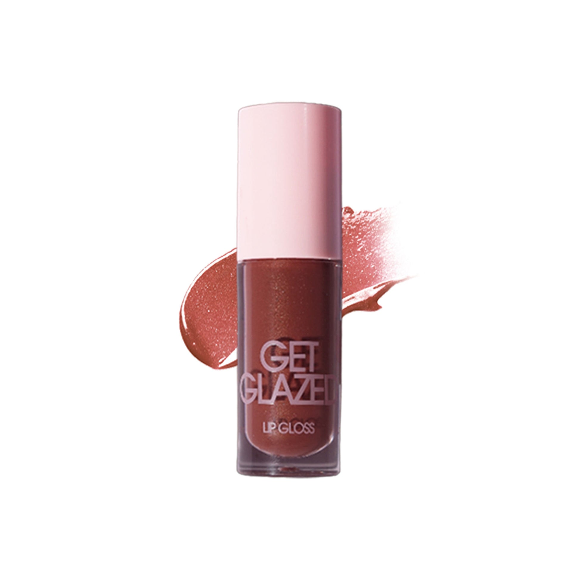 Flossy Cosmetics Lip Glaze High Shine and Pigment Lip Gloss Oil for Glossy and Fuller Lips - Chocolate Granola