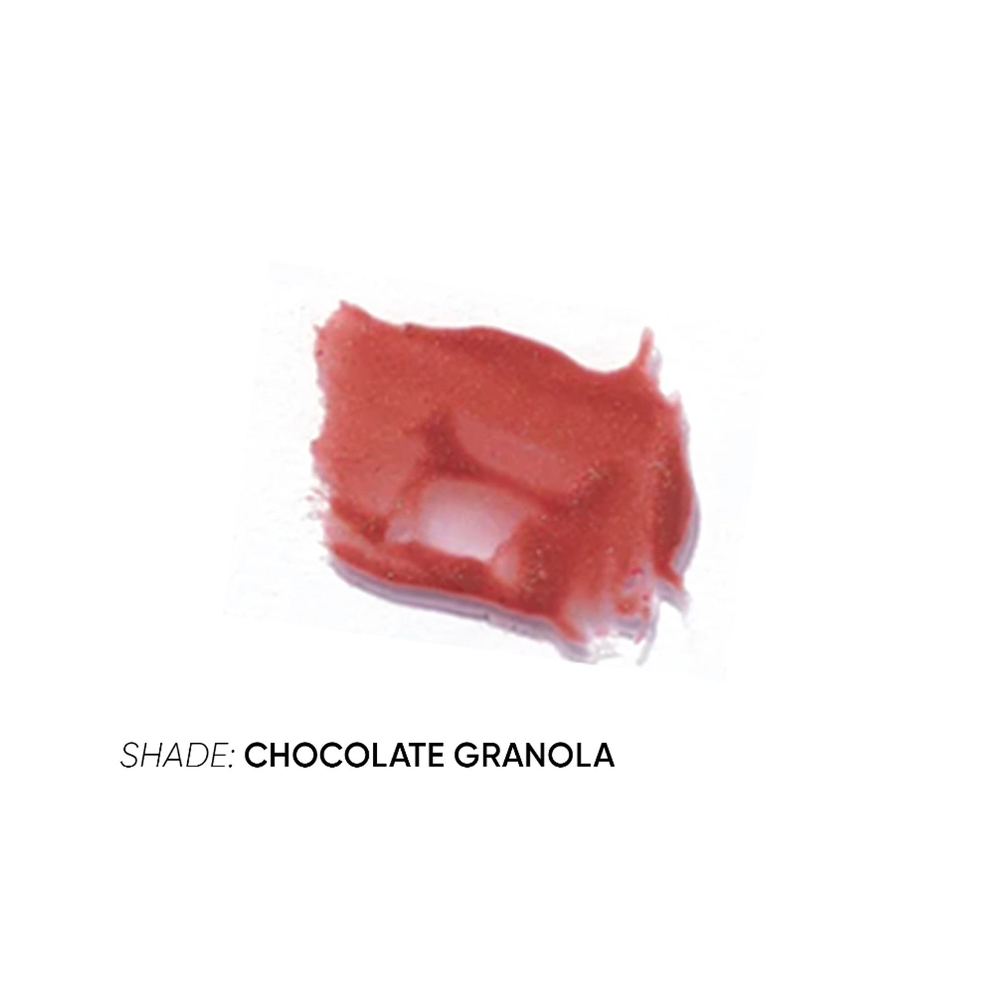 Flossy Cosmetics Lip Glaze High Shine and Pigment Lip Gloss Oil for Glossy and Fuller Lips - Chocolate Granola