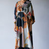 Women's Black, Grey and Brown Mix Colour Crepe Silk Printed Co-ord Set