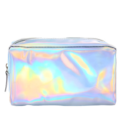 Matra Holographic Makeup Pouch Bag Multiuse Cosmetic Travel Organizer Vanity & Toiletry Storage Kit