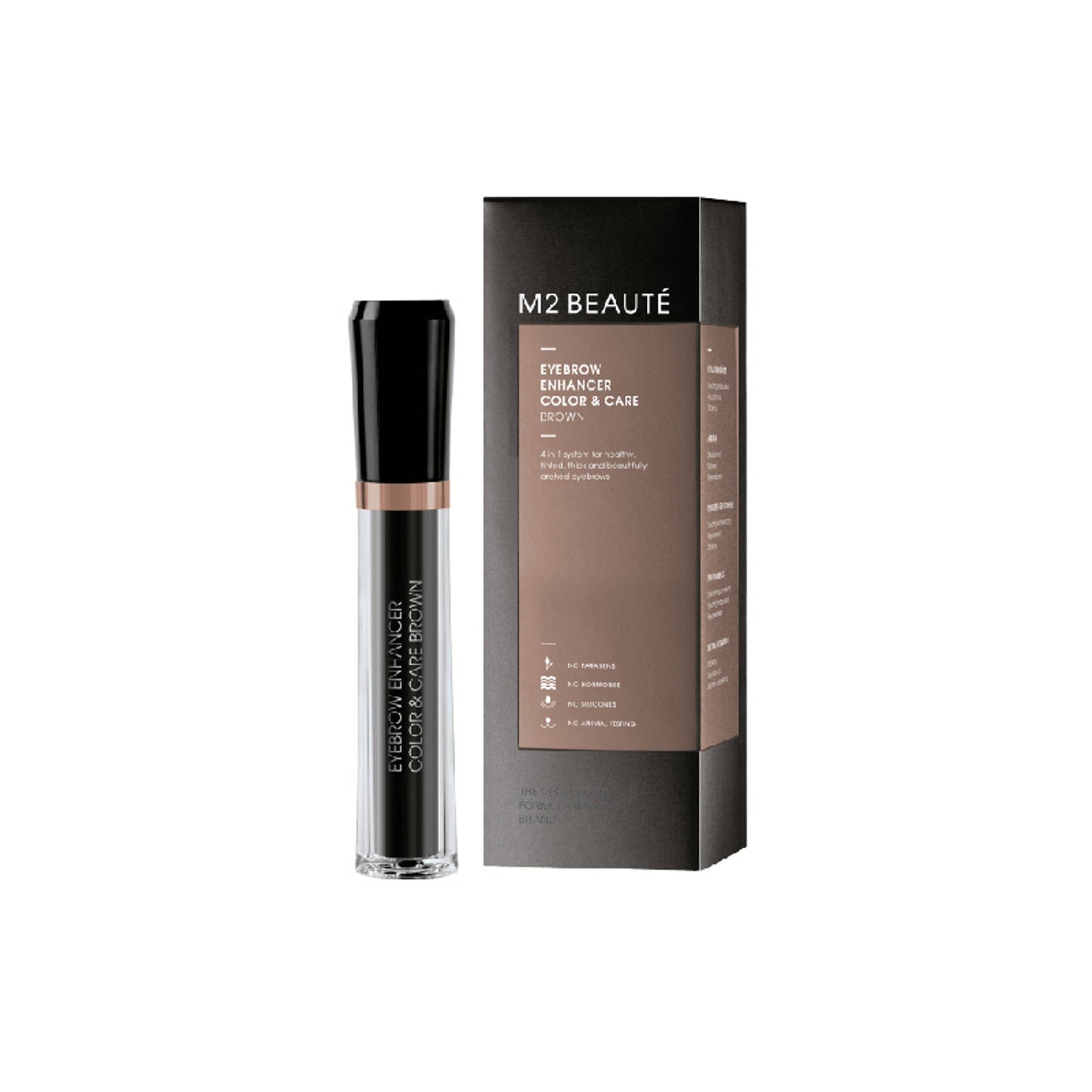 M2 Beaute Eyebrow Enhancer Color & Care Brown