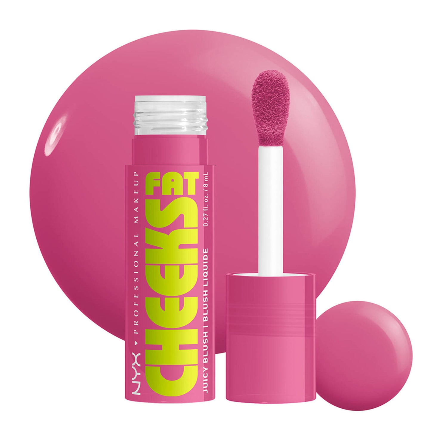 NYX Professional Makeup Fat Cheeks Juicy Liquid Blush - Plum Pop 07