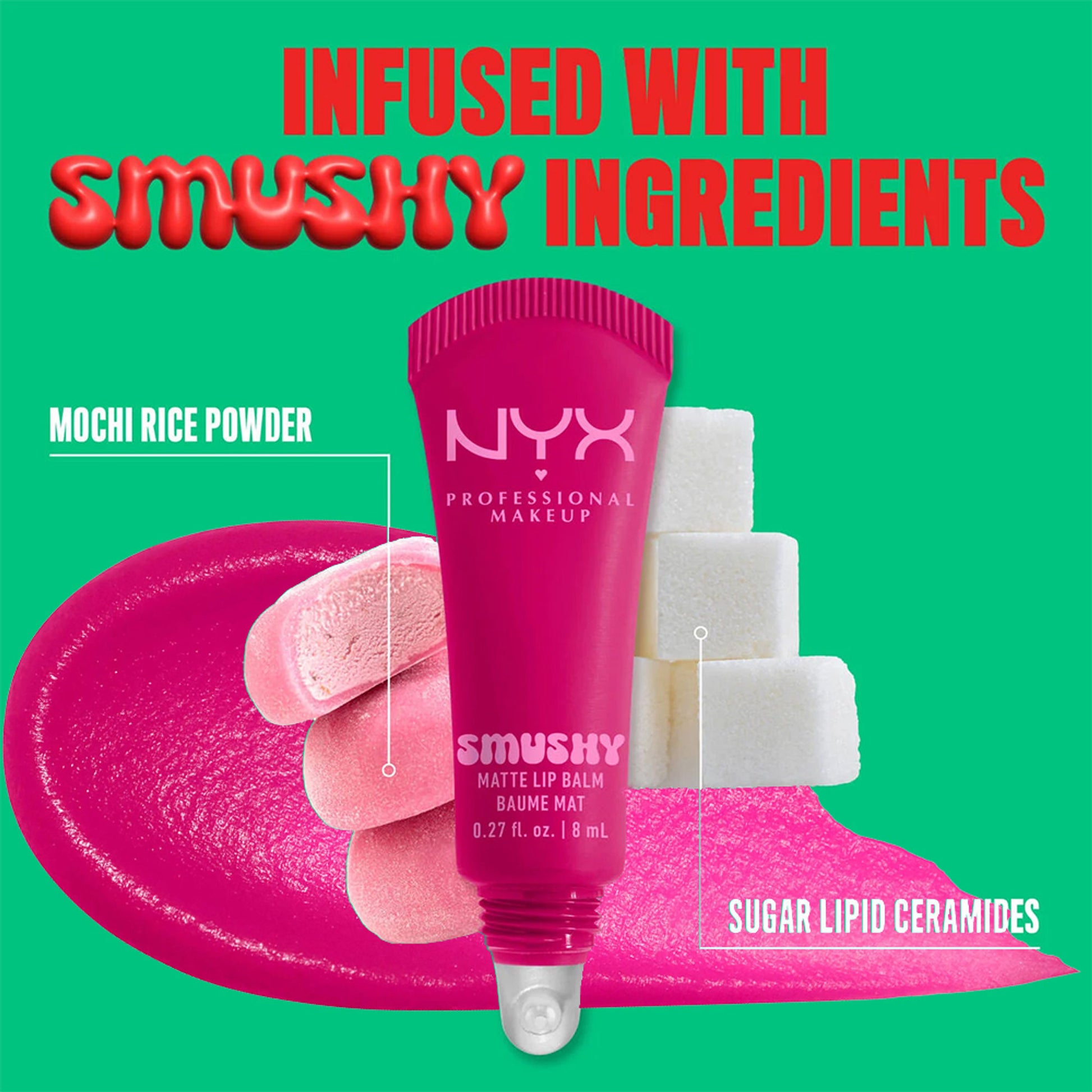 NYX Professional Makeup Smushy Matte Lip Balm - She'S Serving