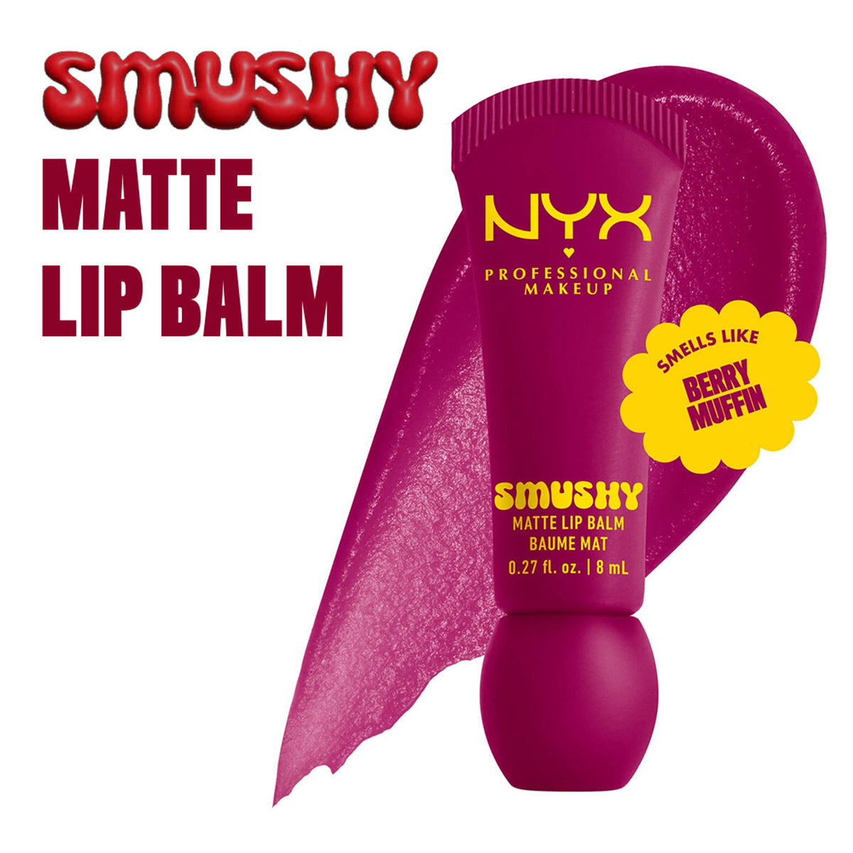 NYX Professional Makeup Smushy Matte Lip Balm - Silly Sippin