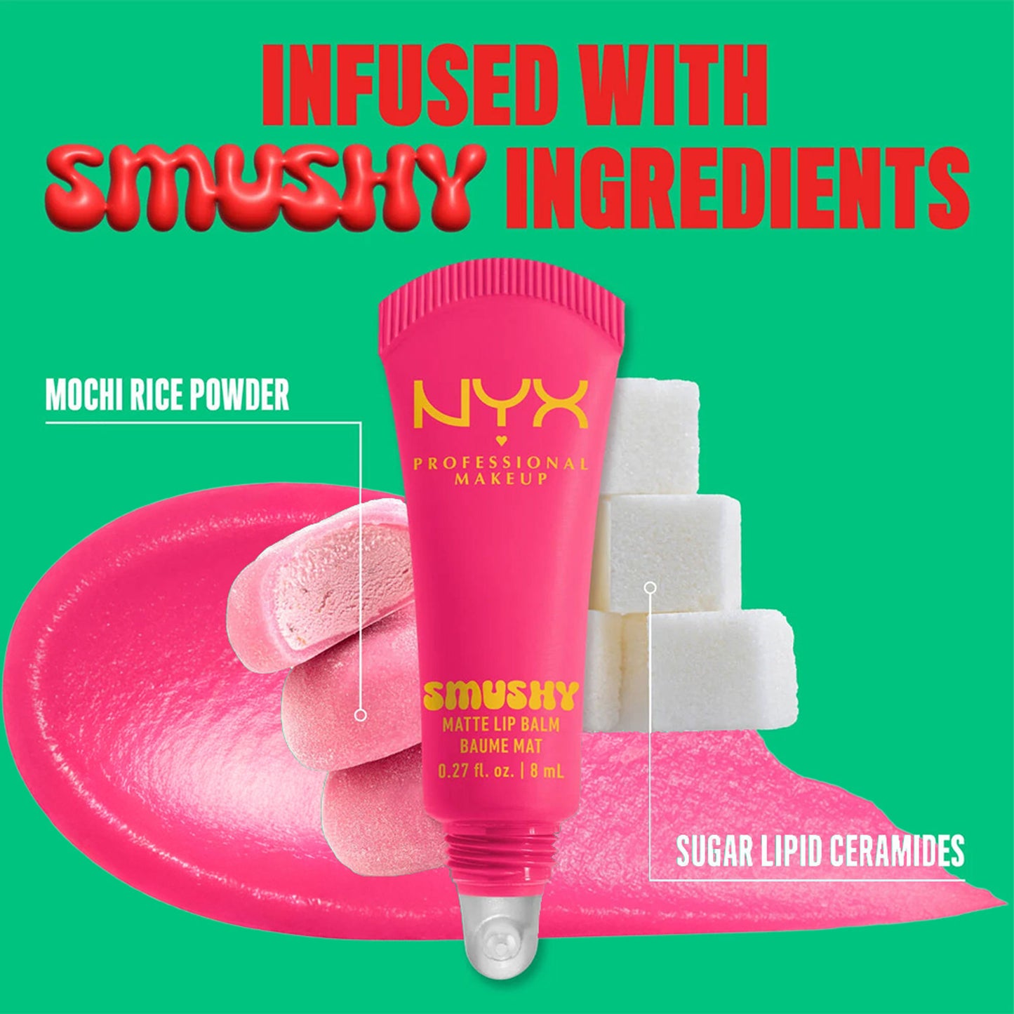 NYX Professional Makeup Smushy Matte Lip Balm - Sweet Smack