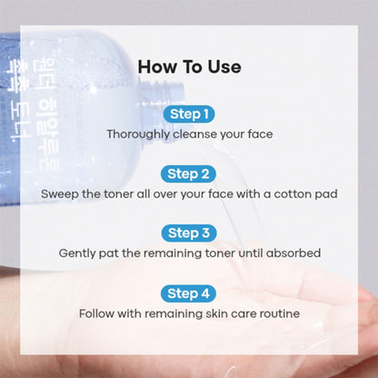 TONYMOLY Korean Wonder Hyaluronic Acid Chok Chok Toner to Hydrate, Plump Skin & Smooths Wrinkles