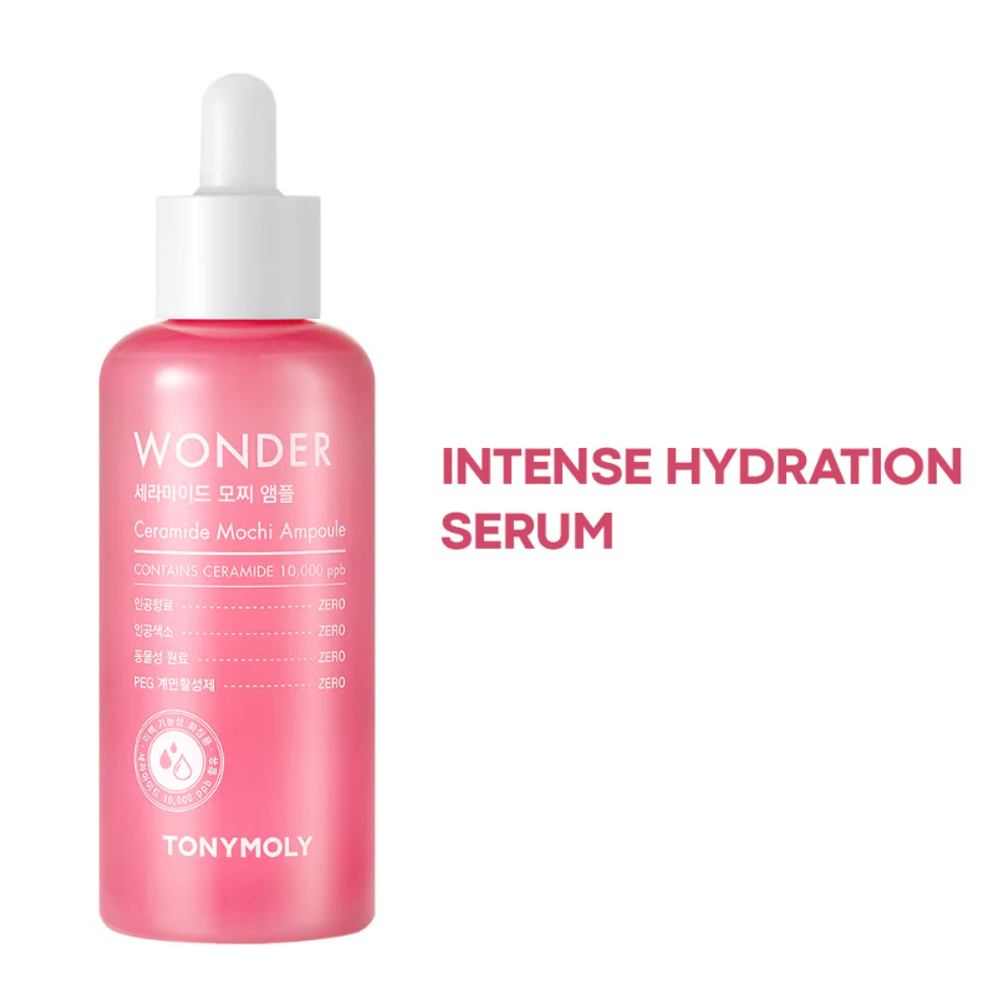 TONYMOLY Korean Wonder Ceramide Mochi Serum to Moisturize, Firm & Brighten Dry Skin