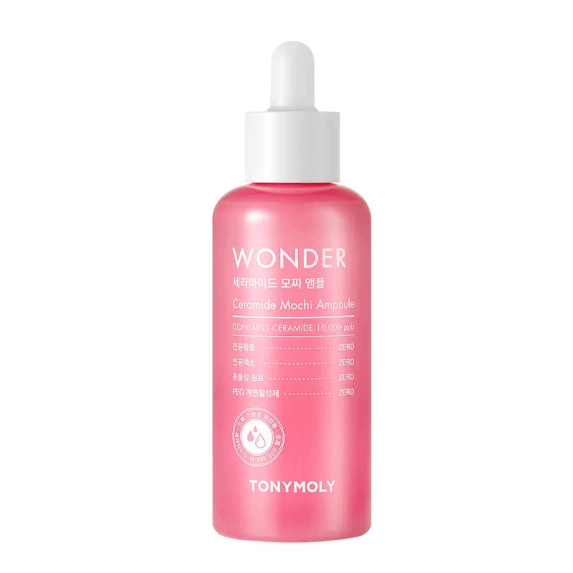 TONYMOLY Korean Wonder Ceramide Mochi Serum to Moisturize, Firm & Brighten Dry Skin