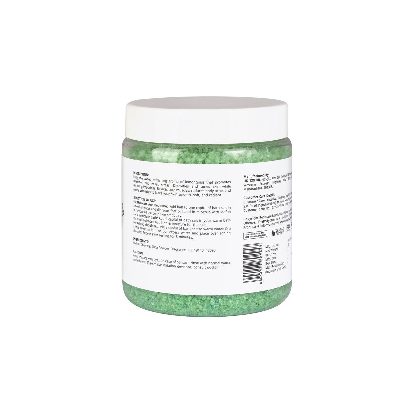 The Body Care Lemon Grass Bathsalt