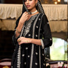 Dhiyona IE Women Ethnic Motifs Embroidered Regular Sequinned Kurta with Trousers & With Dupatta