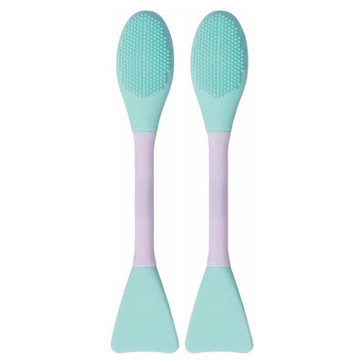 Allure Dual-Sided Face Cleansing Brush & Mask Applicator - Pack Of 2