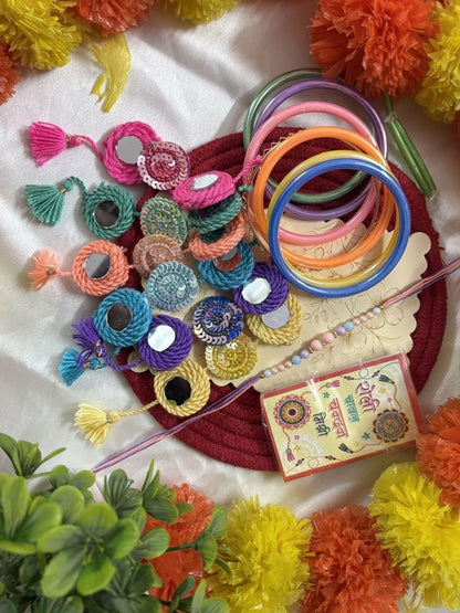 Anouk Set Of 2 Bangle Style Handcrafted Bhaiya Bhabhi Rakhi
