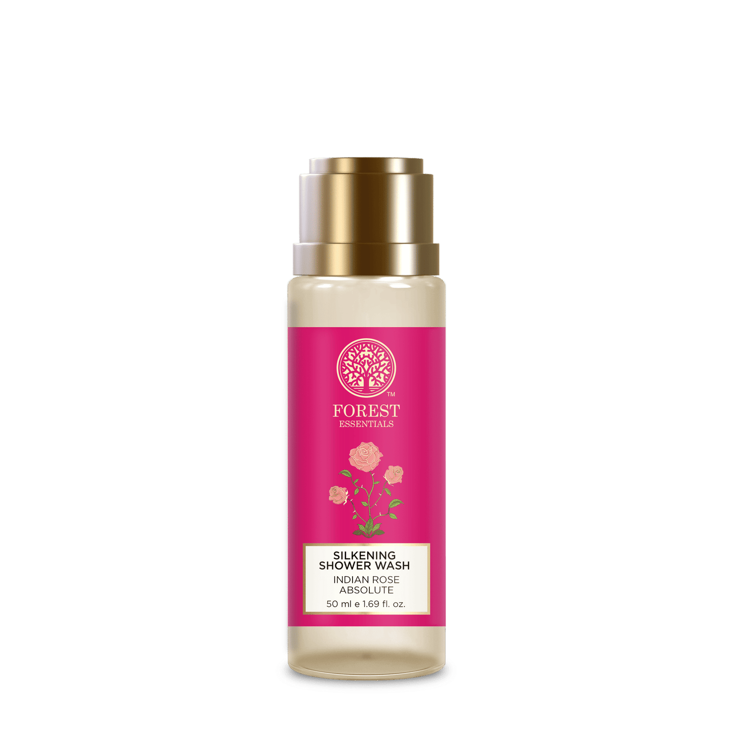 Forest Essentials Silkening Shower Wash - Indian Rose Absolute