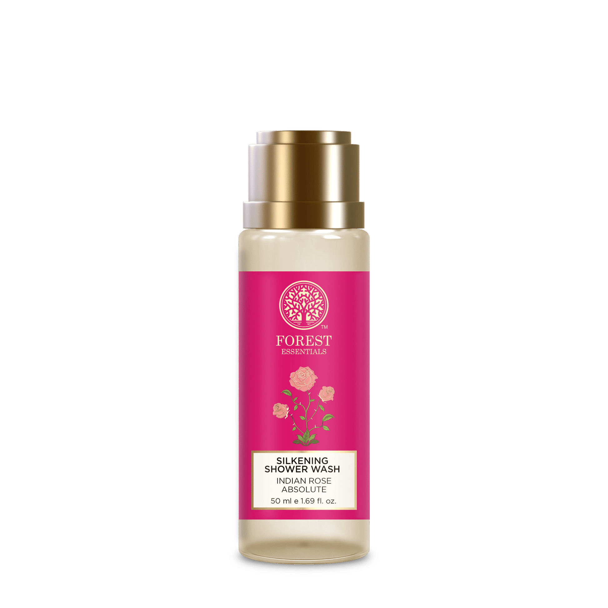 Forest Essentials Silkening Shower Wash - Indian Rose Absolute