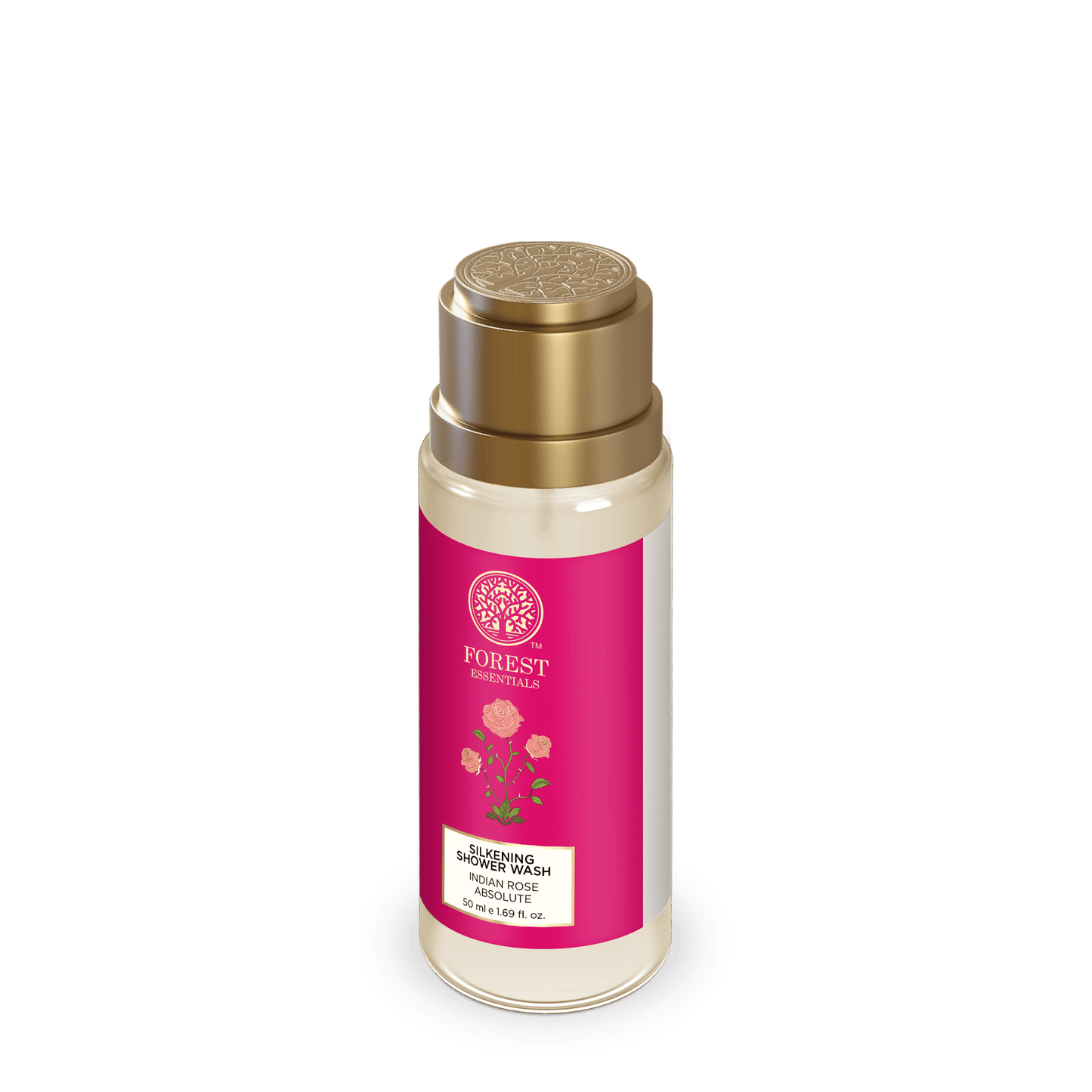 Forest Essentials Silkening Shower Wash - Indian Rose Absolute