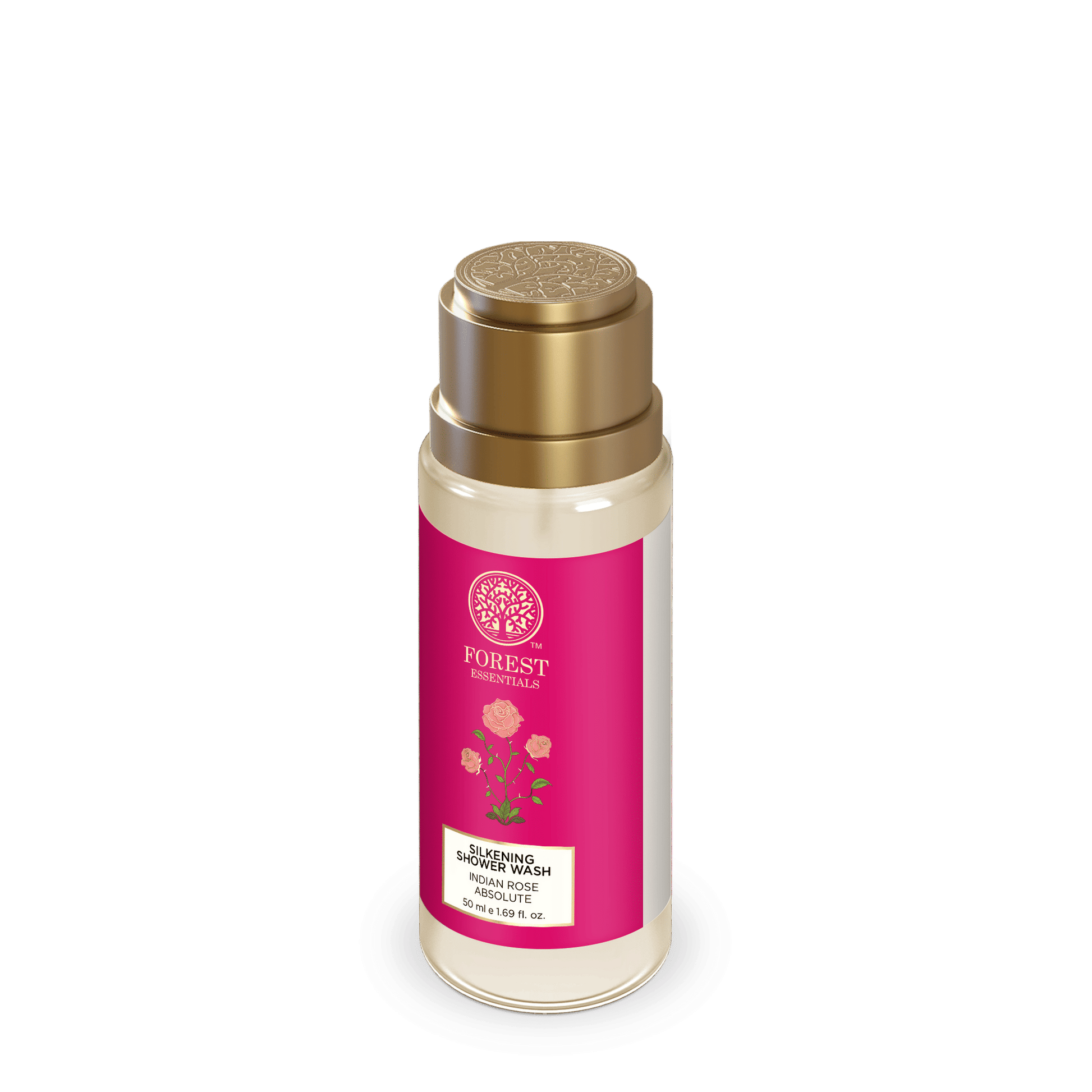 Forest Essentials Silkening Shower Wash - Indian Rose Absolute