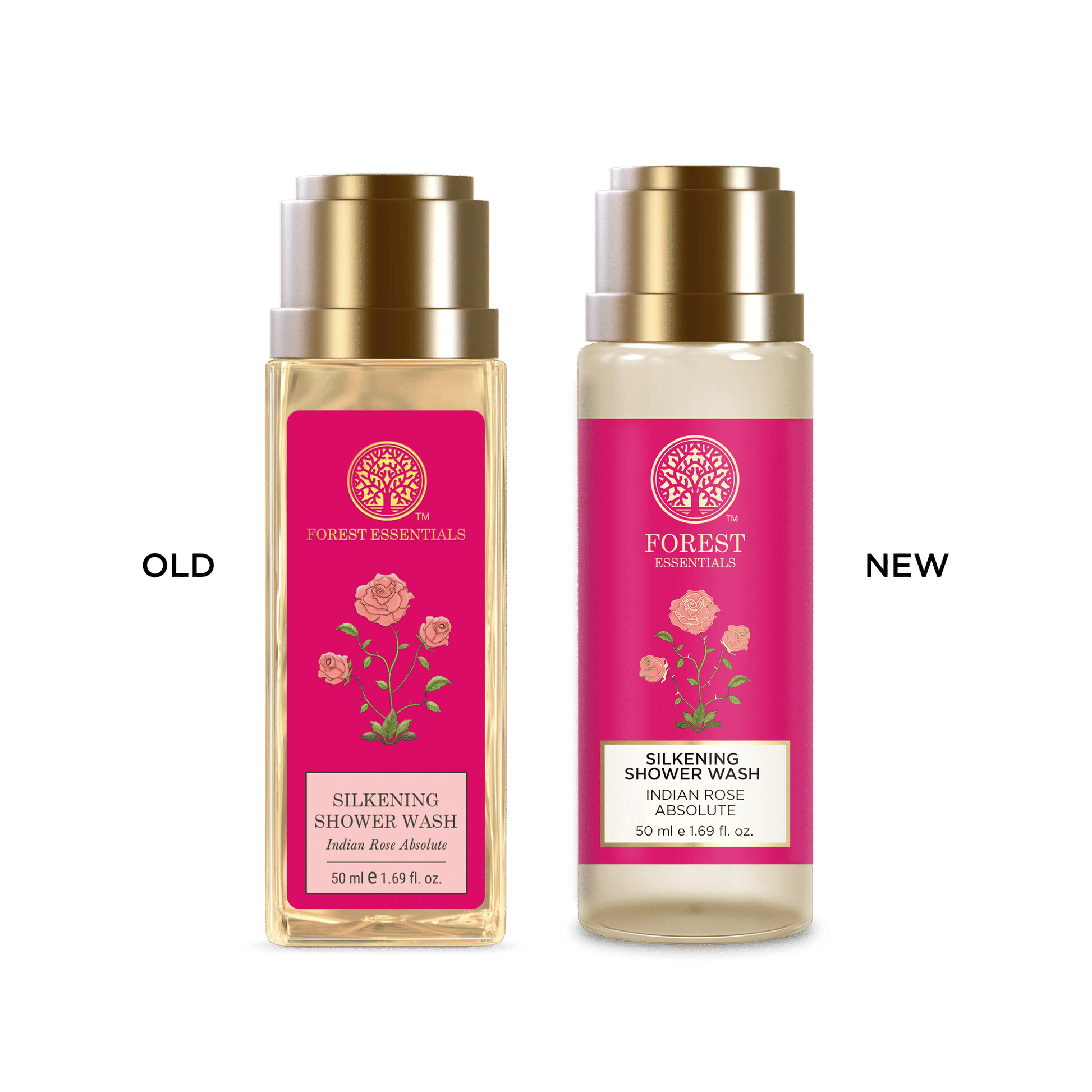 Forest Essentials Silkening Shower Wash - Indian Rose Absolute