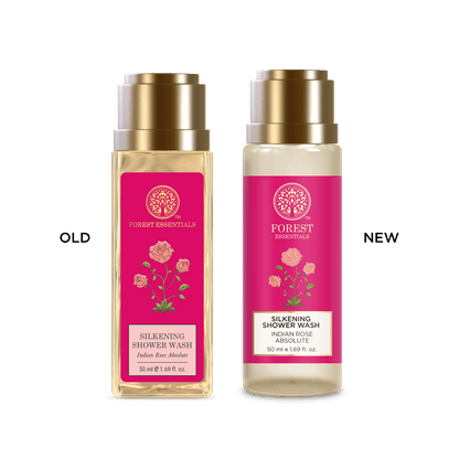 Forest Essentials Silkening Shower Wash - Indian Rose Absolute